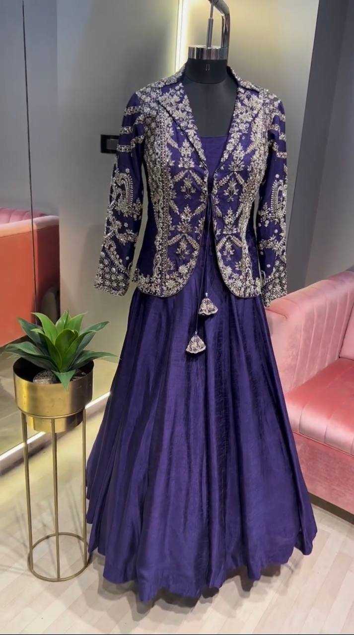 Ynf Heavy Chinnon Silk KESH560 1711 Suits & Dresses Western Wears Wedding Collections Wholesale Embroidered Dresses Gown Dresses Wedding Outfits Manufacturer- Kapda Export