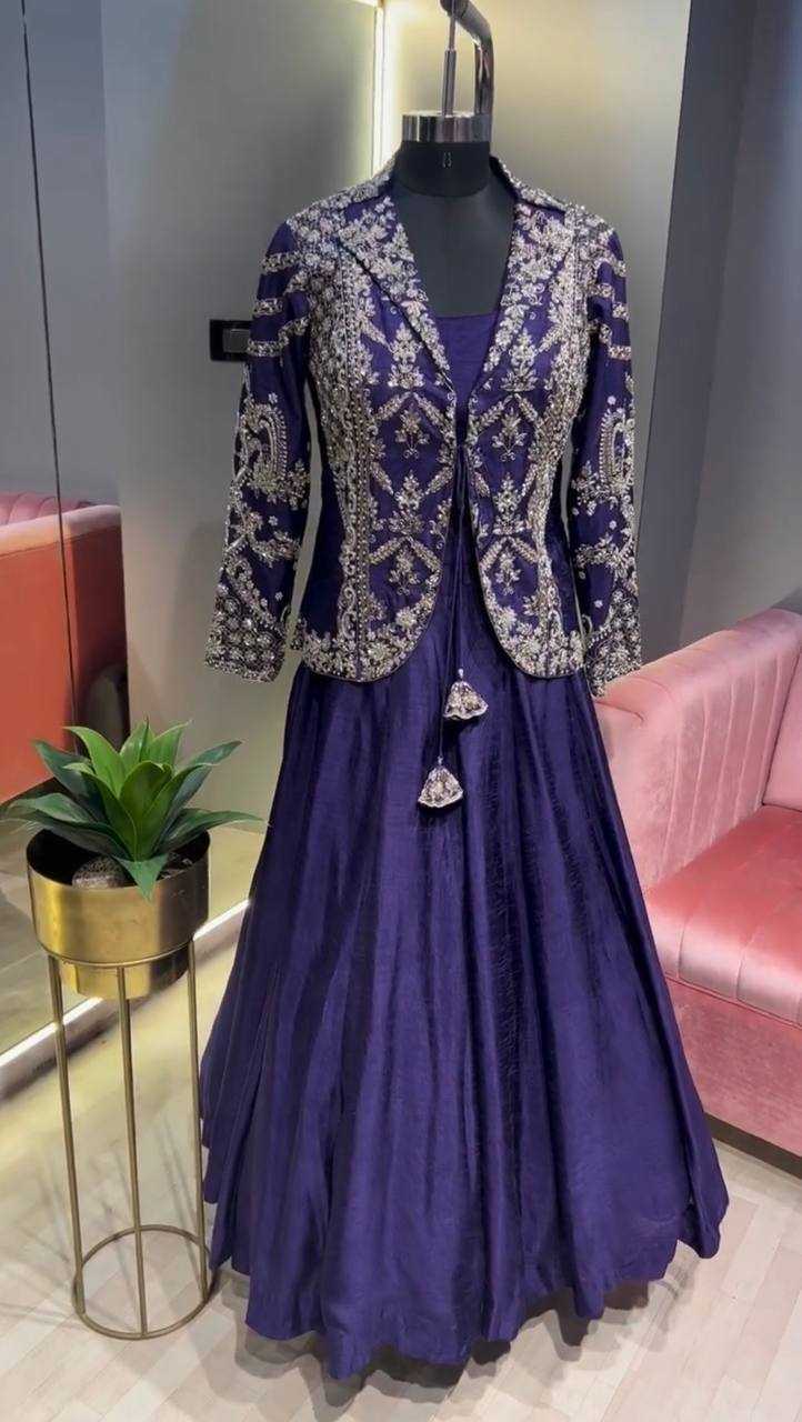 Ynf Heavy Chinnon Silk KESH560 1711 Suits & Dresses Western Wears Wedding Collections Wholesale Embroidered Dresses Gown Dresses Wedding Outfits Manufacturer- Kapda Export