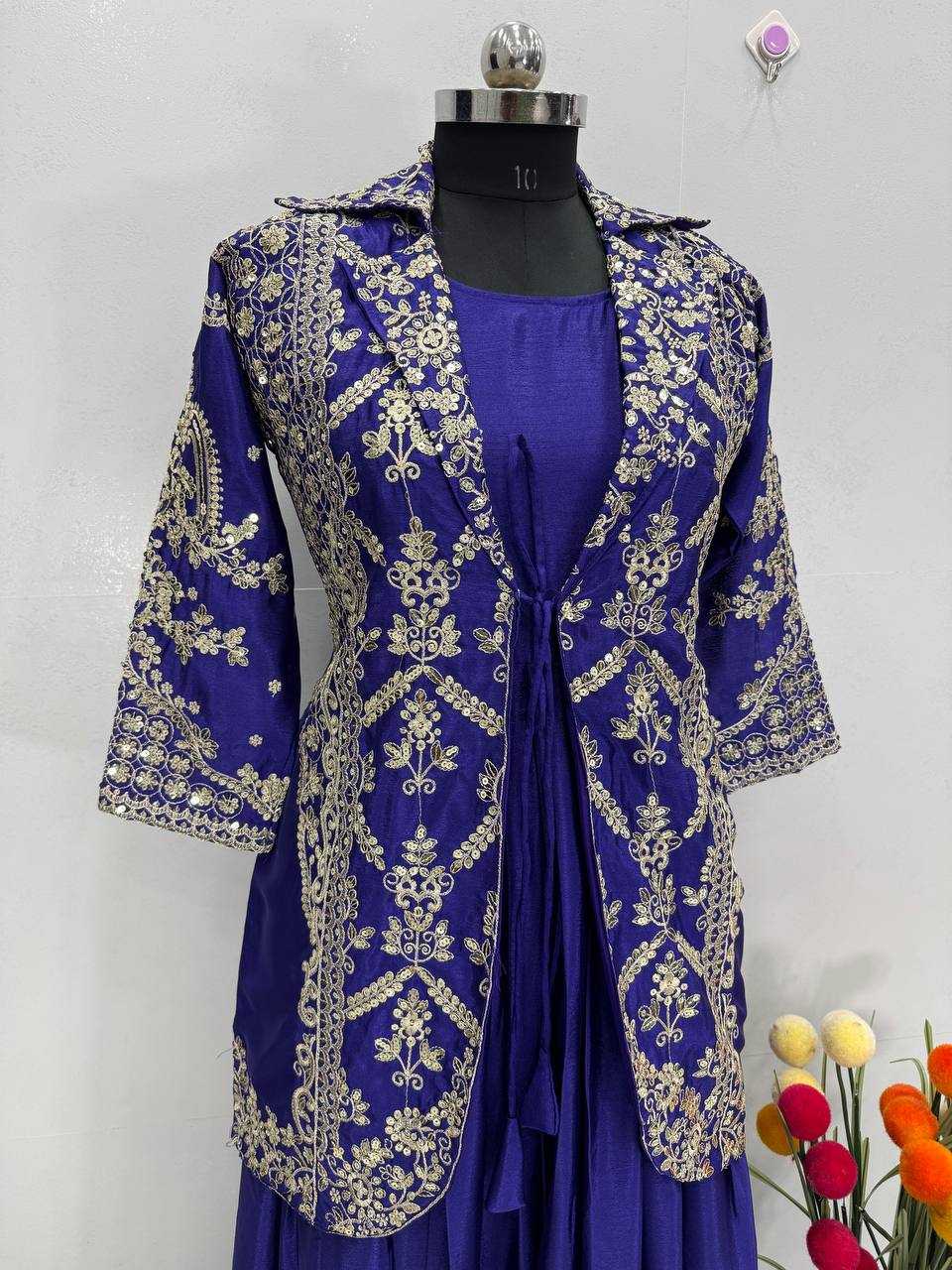 Ynf Heavy Chinnon Silk KESH560 1711 Suits & Dresses Western Wears Wedding Collections Wholesale Embroidered Dresses Gown Dresses Wedding Outfits Manufacturer- Kapda Export