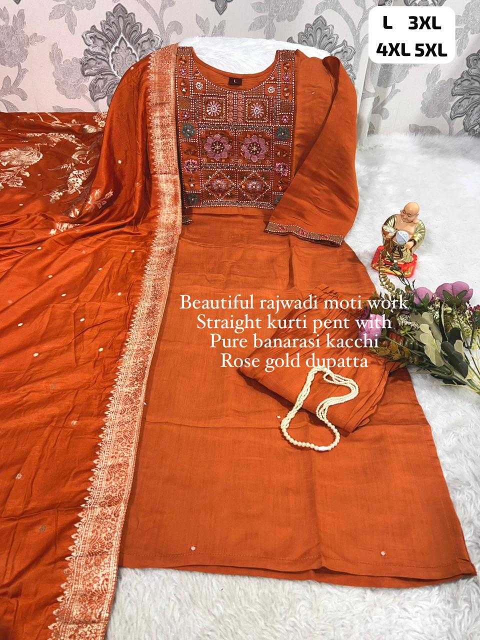 Ynf Heavy Muslin KESH594 MAHI Kurti Wholesale Festive Kurtis Designer Kurtis Round Neck Kurtis Manufacturer- Kapda Export