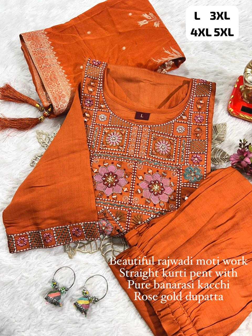 Ynf Heavy Muslin KESH594 MAHI Kurti Wholesale Festive Kurtis Designer Kurtis Round Neck Kurtis Manufacturer- Kapda Export