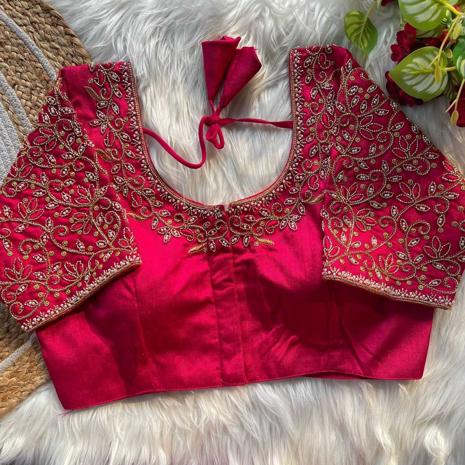 Ynf Heavy Roman Silk KESH426 Anvesha Readymade Blouses Wholesale Blouse Sequence Embroidery Blouse Designer Blouse Manufacturer- Kapda Export