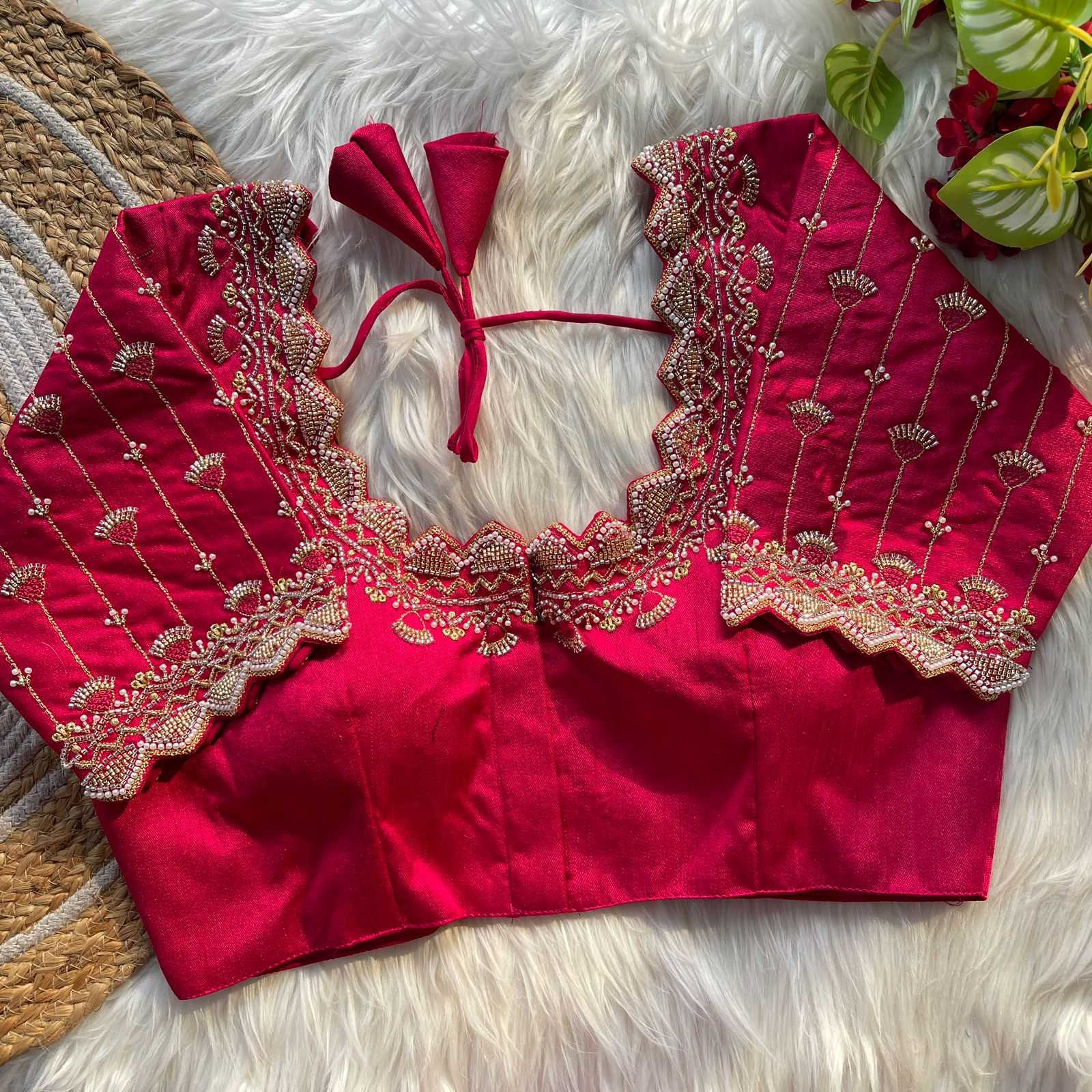 Ynf Heavy Roman Silk KESH426 Anvesha Readymade Blouses Wholesale Blouse Sequence Embroidery Blouse Designer Blouse Manufacturer- Kapda Export