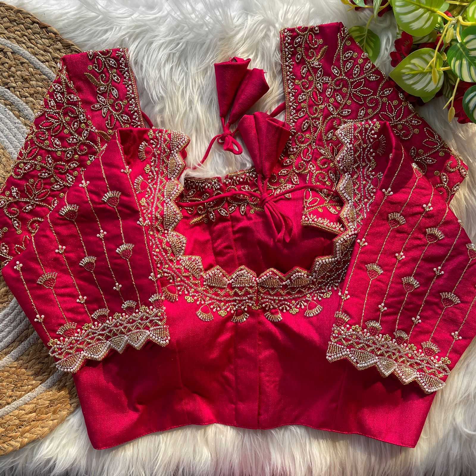 Ynf Heavy Roman Silk KESH426 Anvesha Readymade Blouses Wholesale Blouse Sequence Embroidery Blouse Designer Blouse Manufacturer- Kapda Export