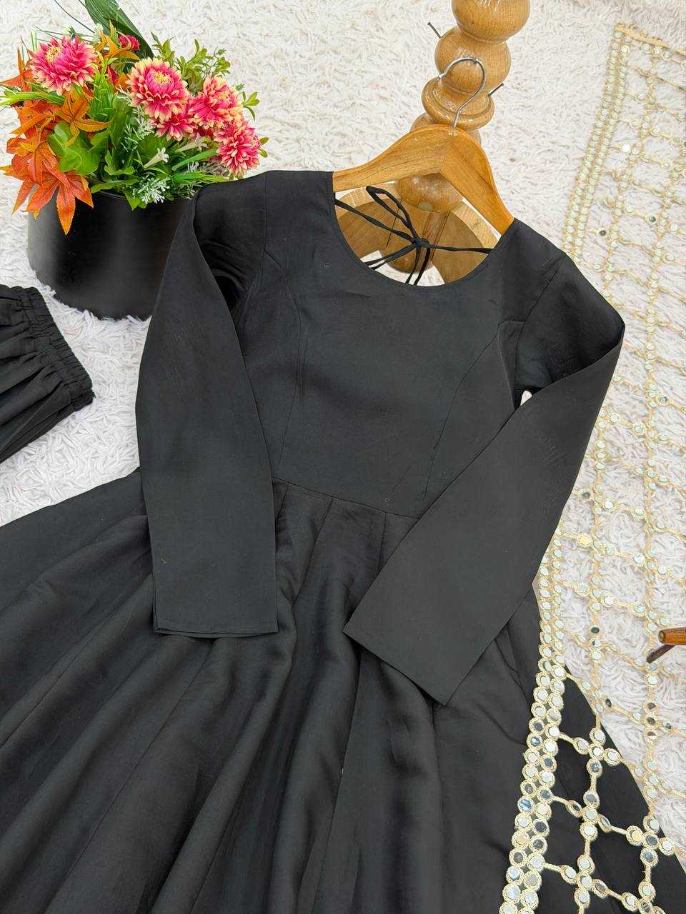 Ynf Heavy Roman Silk KESH499 036 Gowns Festive Collections Wholesale Silk Gowns Gown With Dupatta Full Sleeve Gowns Manufacturer- Kapda Export