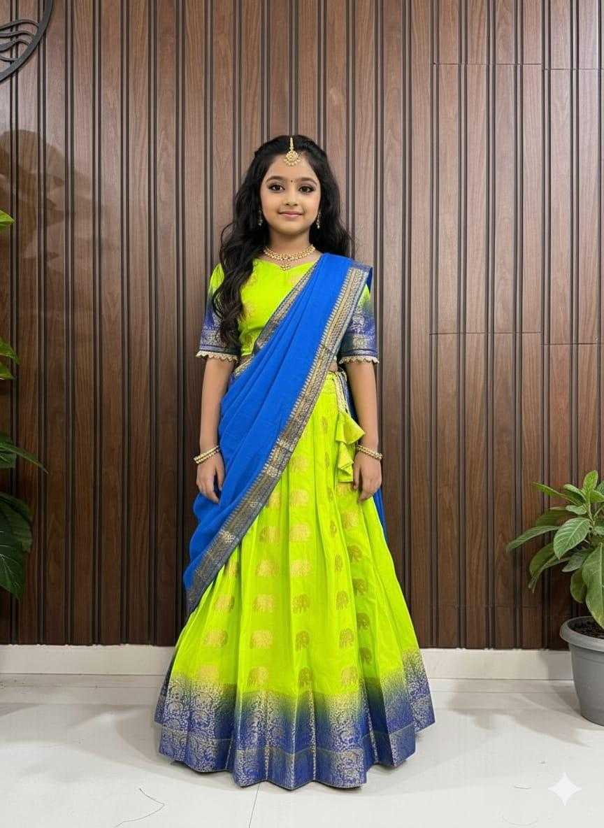 Ynf Heavy Silk KESH503 8143 Kids Wear Wholesale Kids Traditional Outfits Indian Wear For Kids Kids Lehenga Choli Manufacturer- Kapda Export