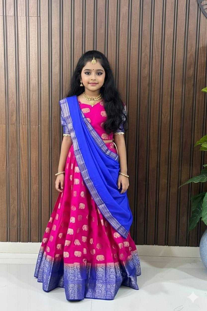 Ynf Heavy Silk KESH503 8143 Kids Wear Wholesale Kids Traditional Outfits Indian Wear For Kids Kids Lehenga Choli Manufacturer- Kapda Export