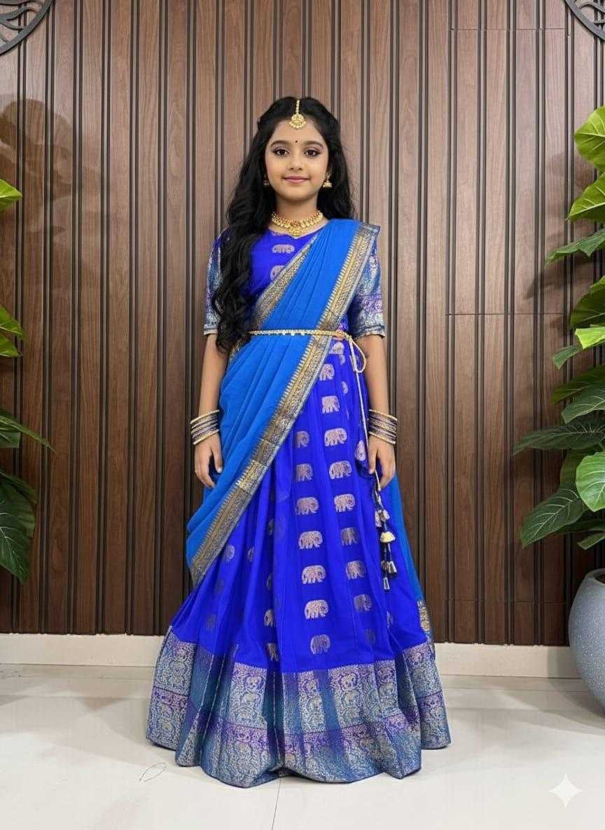 Ynf Heavy Silk KESH503 8143 Kids Wear Wholesale Kids Traditional Outfits Indian Wear For Kids Kids Lehenga Choli Manufacturer- Kapda Export