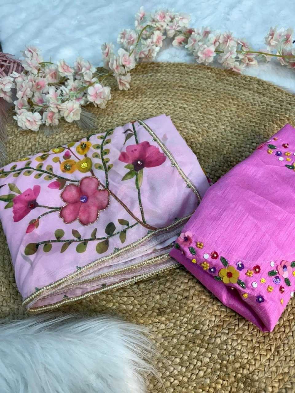 Ynf Heavy Soft KESH651 Kaira Sarees Wholesale Sequence Sarees Hand Work Sarees Heavy Sarees Manufacturer- Kapda Export