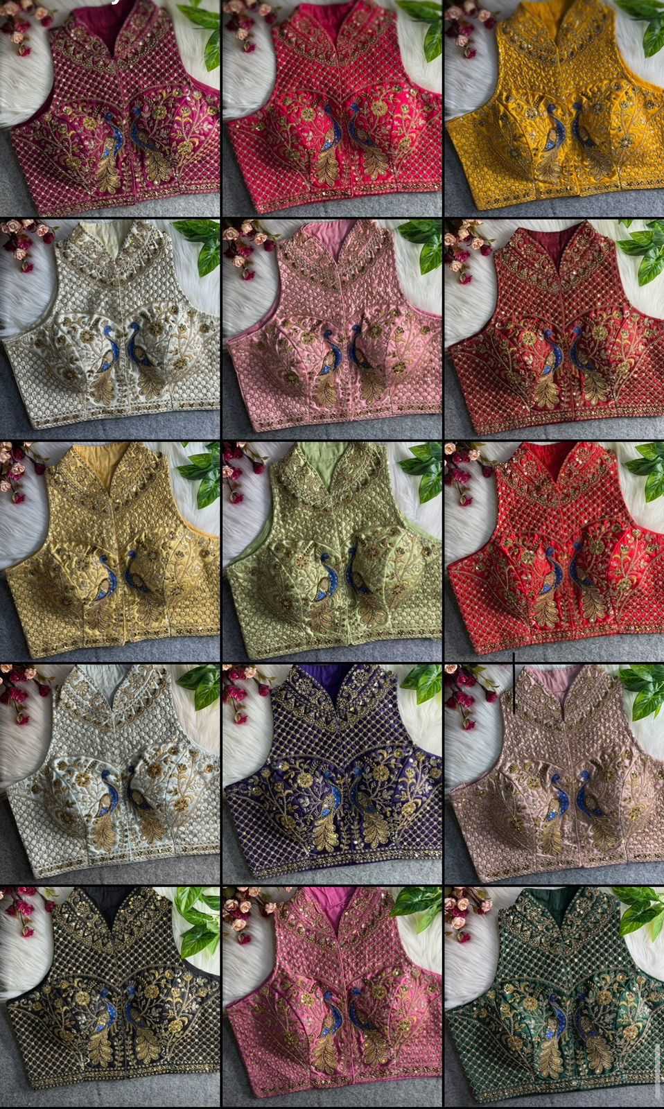 Ynf Italian Silk KESH111 Italian Readymade Blouses Wholesale Blouse Embroidered Blouses Navratri Blouses Manufacturer- Kapda Export