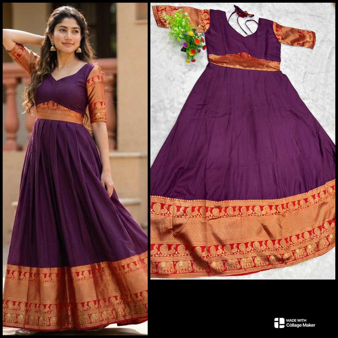 Ynf Jacquard KESH616 187 Gowns Festive Collections Wholesale Fancy Gowns Silk Gowns Lace Gowns Manufacturer- Kapda Export