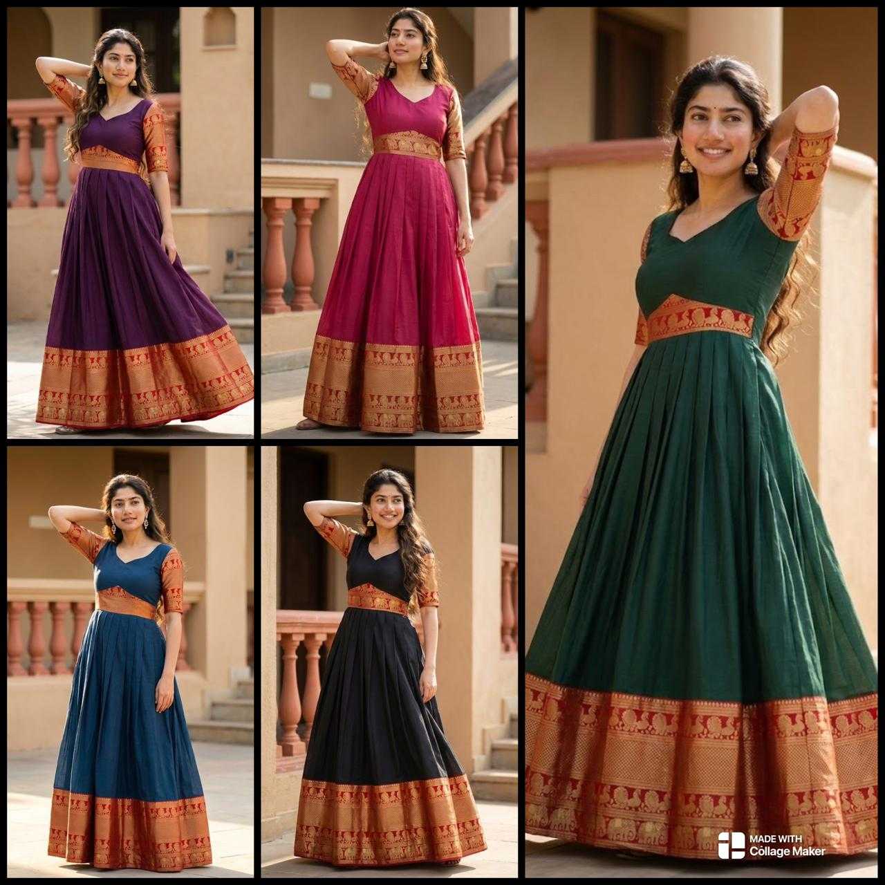 Ynf Jacquard KESH616 187 Gowns Festive Collections Wholesale Fancy Gowns Silk Gowns Lace Gowns Manufacturer- Kapda Export