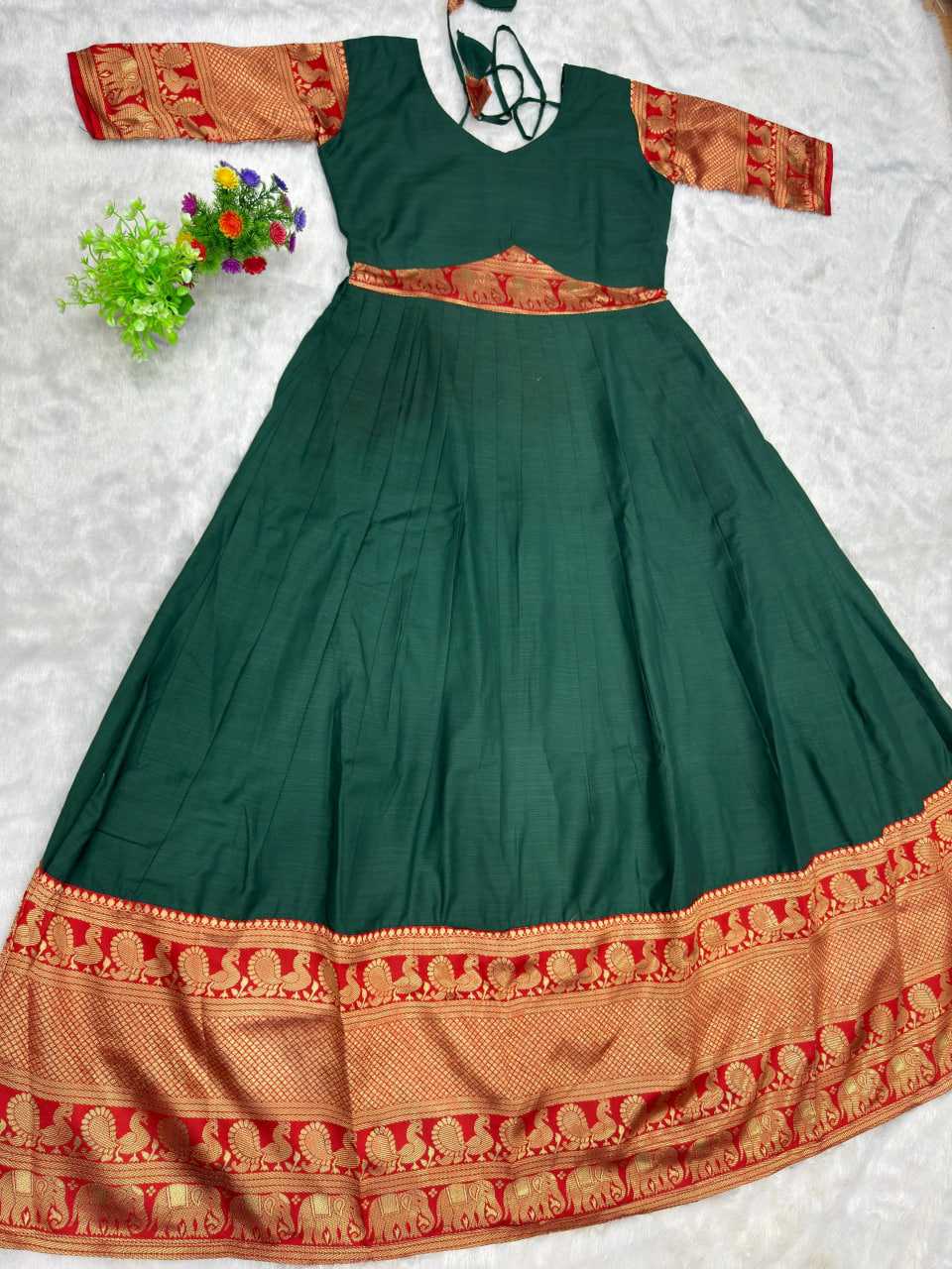 Ynf Jacquard KESH616 187 Gowns Festive Collections Wholesale Fancy Gowns Silk Gowns Lace Gowns Manufacturer- Kapda Export