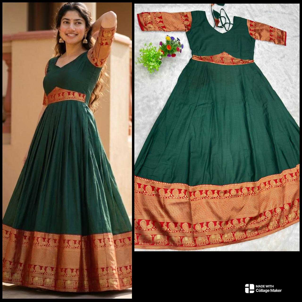 Ynf Jacquard KESH616 187 Gowns Festive Collections Wholesale Fancy Gowns Silk Gowns Lace Gowns Manufacturer- Kapda Export