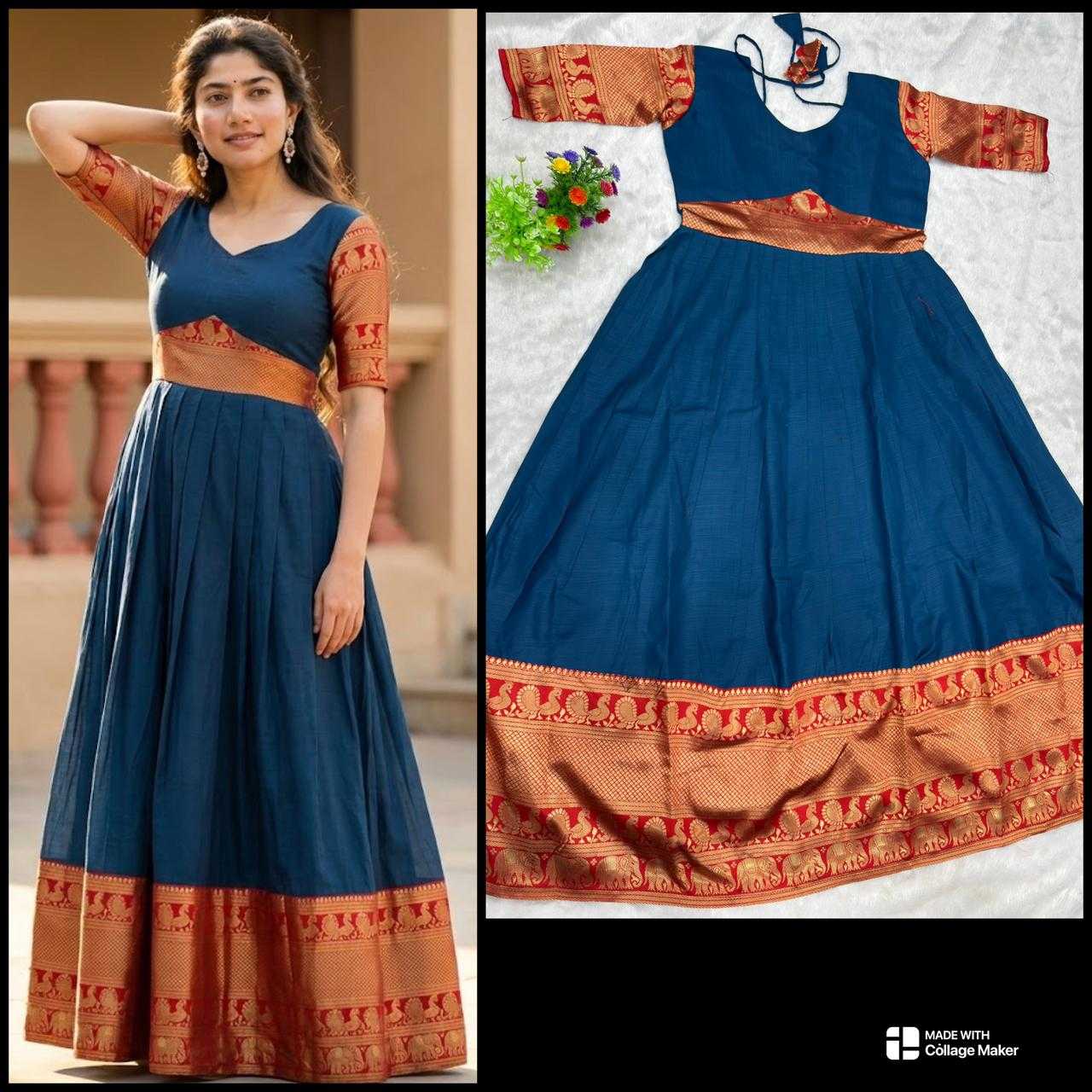 Ynf Jacquard KESH616 187 Gowns Festive Collections Wholesale Fancy Gowns Silk Gowns Lace Gowns Manufacturer- Kapda Export