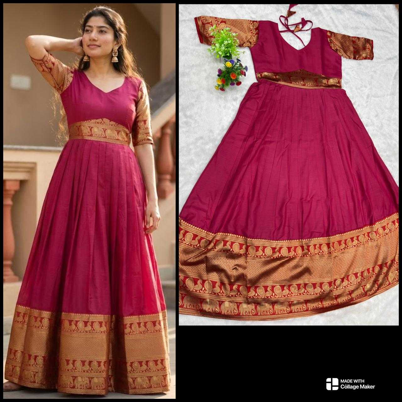 Ynf Jacquard KESH616 187 Gowns Festive Collections Wholesale Fancy Gowns Silk Gowns Lace Gowns Manufacturer- Kapda Export