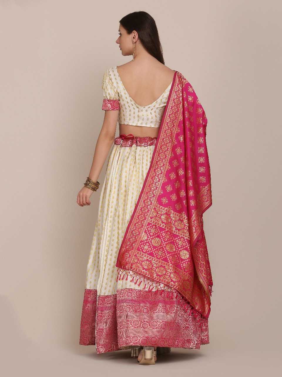 Ynf Jacquard KESH643 1349 Lehengas Festive Collections Wholesale Lehenga With Dupatta Lehenga With Blouse White Lehenga Manufacturer- Kapda Export