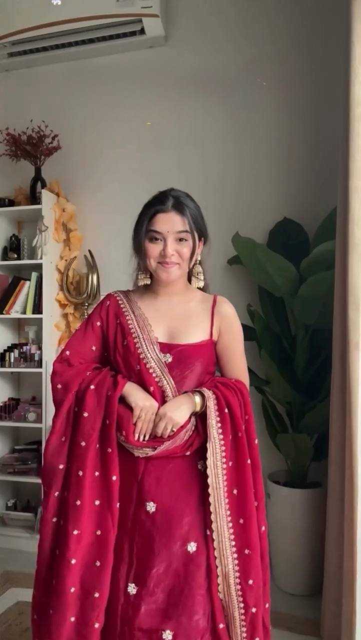 Ynf Jimmy Choo RIN162 5854 Suits & Dresses Wedding Collections Wholesale Palazzo Suit Party wear suits Sleeveless Dresses Manufacturer- Kapda Export