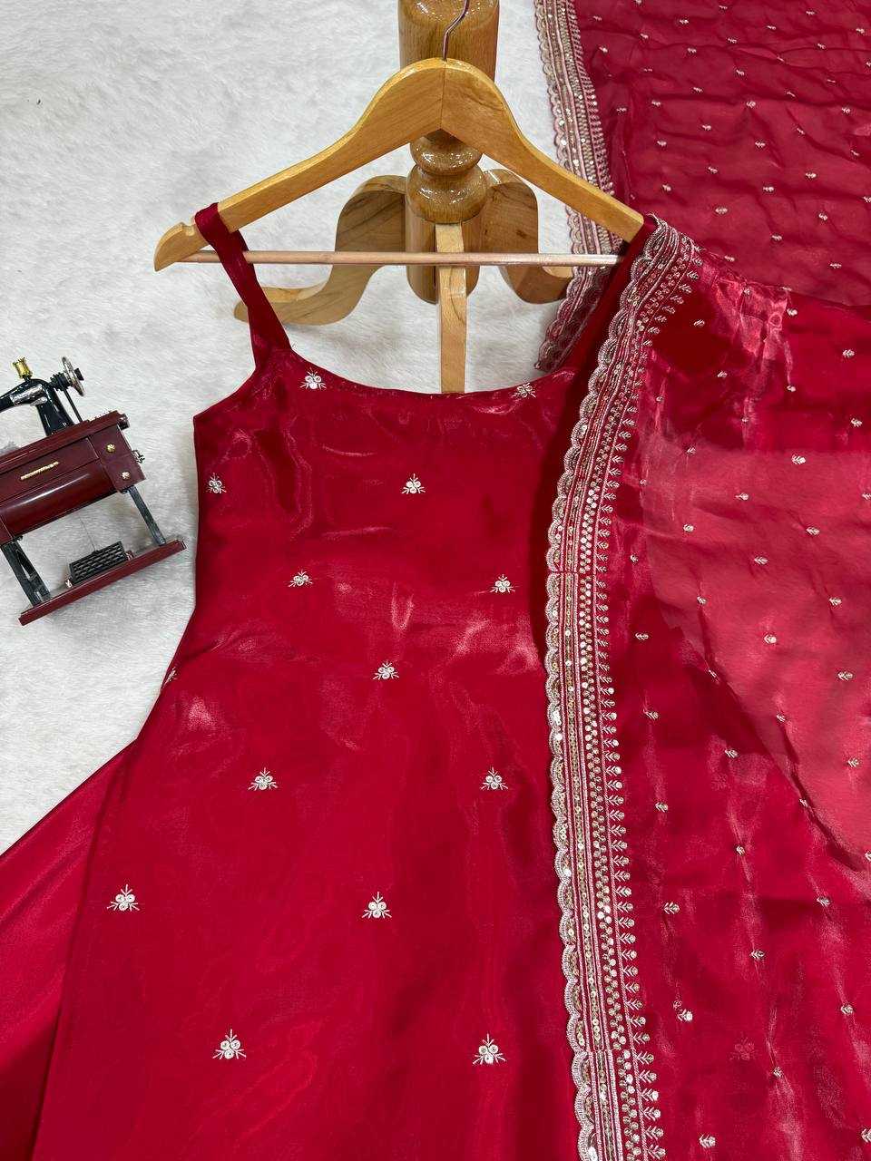 Ynf Jimmy Choo RIN162 5854 Suits & Dresses Wedding Collections Wholesale Palazzo Suit Party wear suits Sleeveless Dresses Manufacturer- Kapda Export