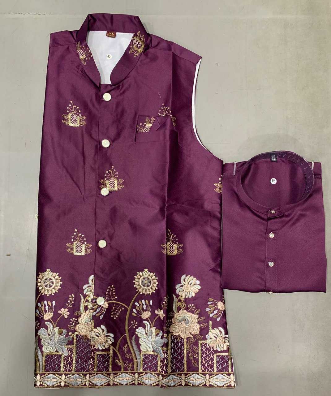 Ynf Malai Silk KESH650 SHUBHAM Mens Wear Wholesale Mens Kurta Pyjama Men Wedding kurta Mens Ethnic Jackets Manufacturer- Kapda Export