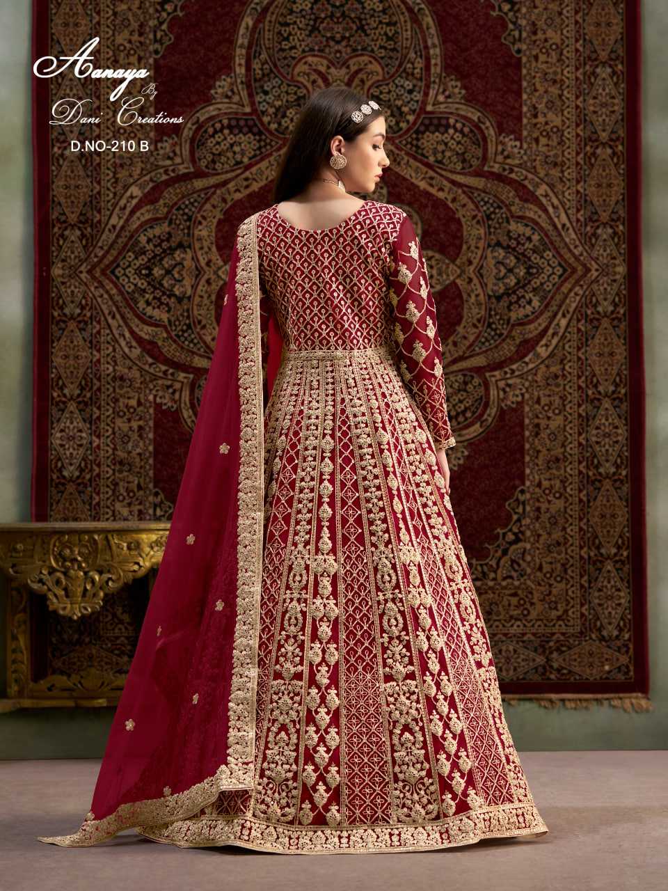 Ynf Net KESH530 AANAYA VOL 210 Gowns Wedding Collections Wholesale Net Gowns Designer Gowns Wedding Outfits Manufacturer- Kapda Export