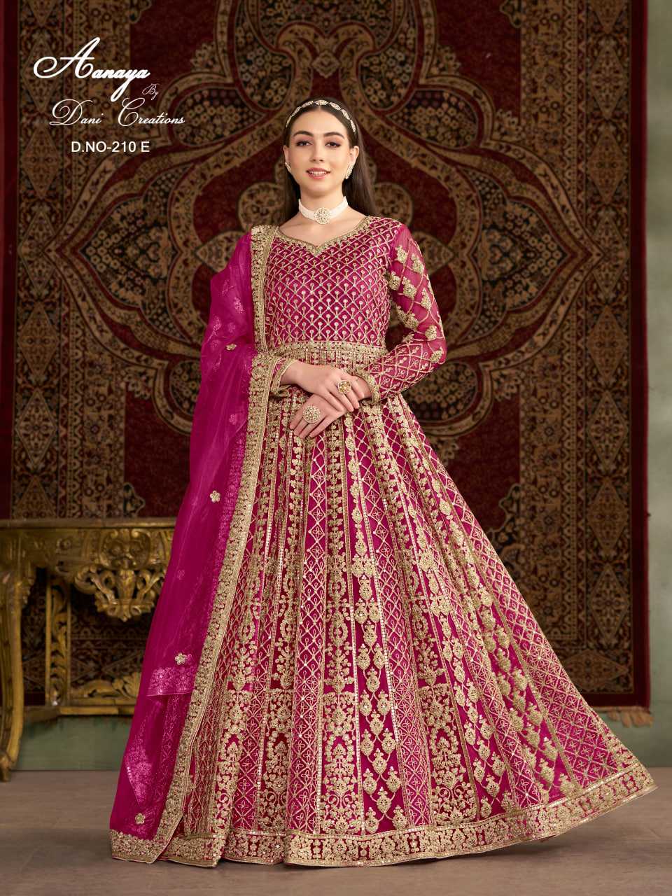 Ynf Net KESH530 AANAYA VOL 210 Gowns Wedding Collections Wholesale Net Gowns Designer Gowns Wedding Outfits Manufacturer- Kapda Export