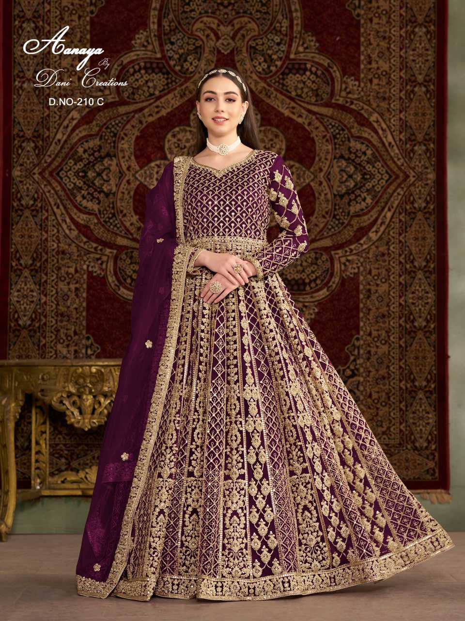 Ynf Net KESH530 AANAYA VOL 210 Gowns Wedding Collections Wholesale Net Gowns Designer Gowns Wedding Outfits Manufacturer- Kapda Export