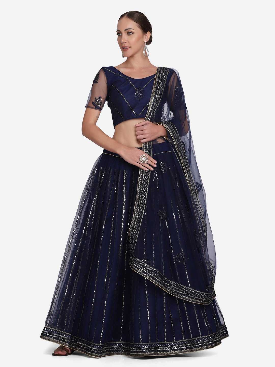 Ynf Net KESH643 0101043 Lehengas Wholesale Fancy Lehenga Bollywood Lehenga Choli Designer Lehenga Choli Manufacturer- Kapda Export