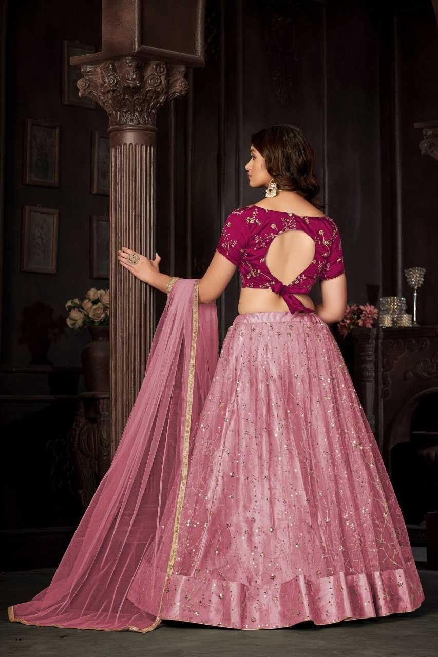 Ynf Net KESH643 1010292 Lehengas Wholesale Fancy Lehenga Embroidered Lehenga Lehenga For Mehndi Sequins Lehenga Manufacturer- Kapda Export