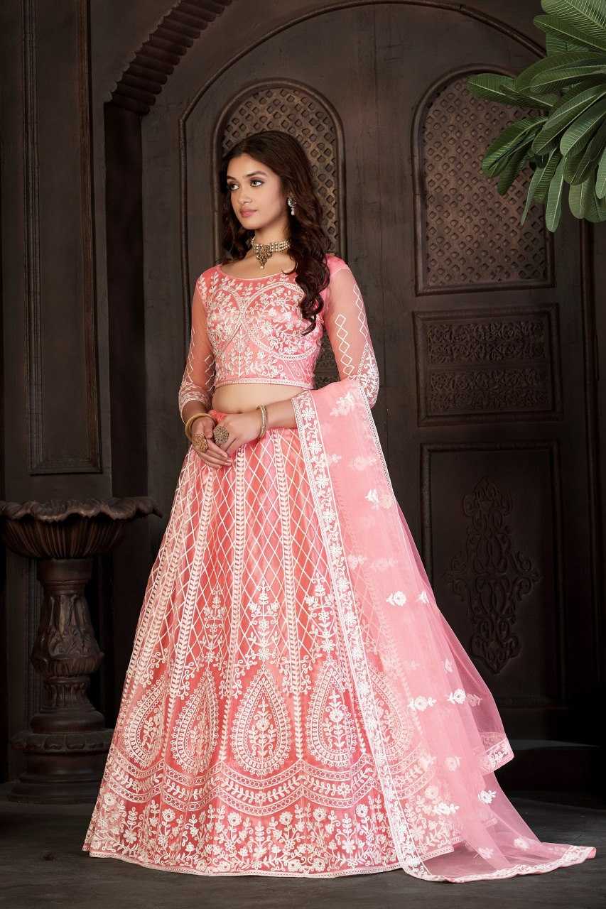 Ynf Net KESH643 1010294 Lehengas Wholesale Fancy Lehenga Embroidered Lehenga Chaniya Choli Sequins Lehenga Manufacturer- Kapda Export