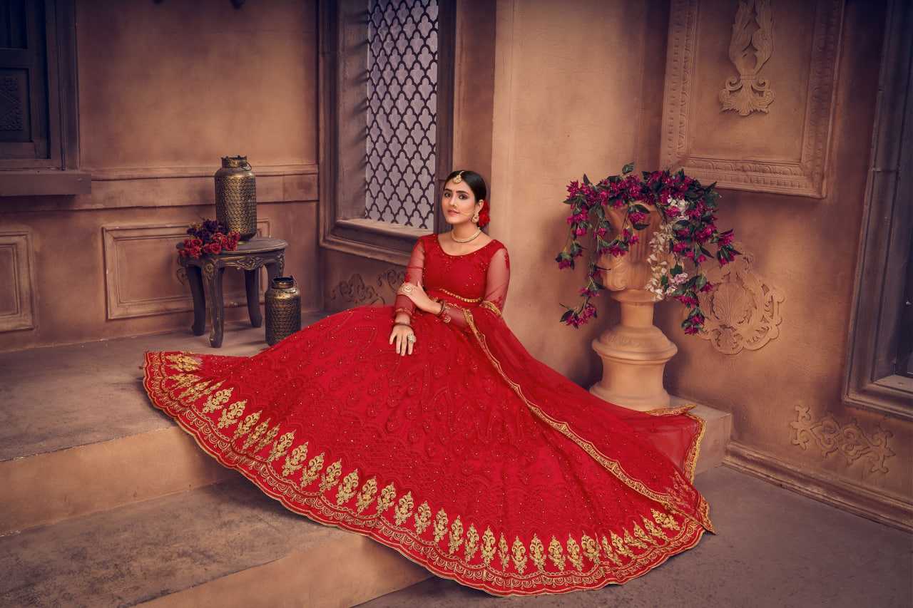 Ynf Net KESH643 1301 Lehengas Wedding Collections Wholesale Net Lehenga Choli Designer Lehenga Choli Red Lehenga Manufacturer- Kapda Export