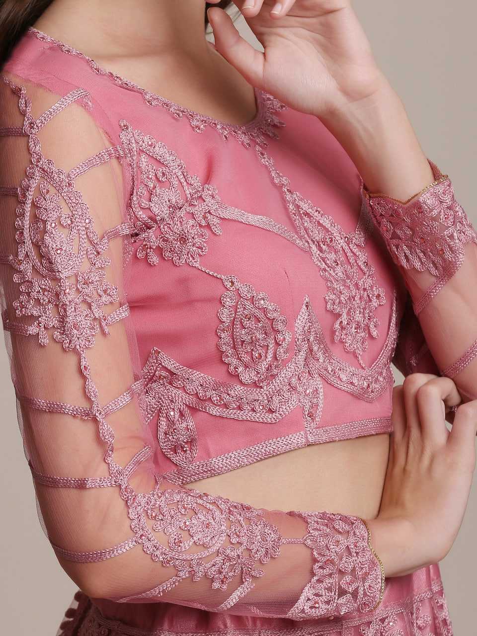 Ynf Net KESH643 1308 Lehengas Wedding Collections Wholesale Designer Lehenga Choli Lehenga With Dupatta Pink Lehenga Manufacturer- Kapda Export