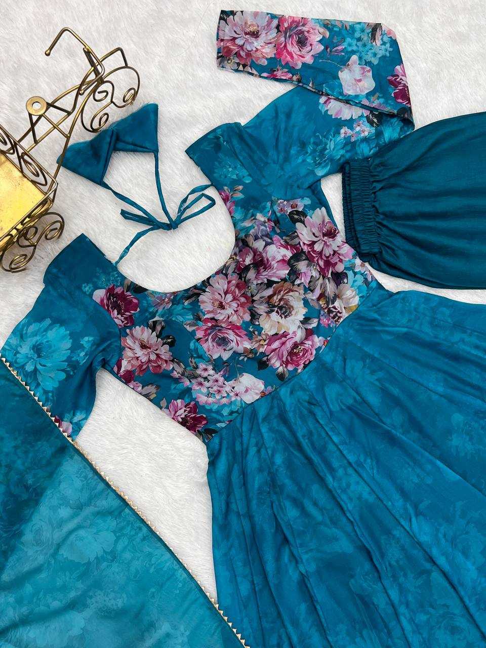 Ynf Organza KESH504 261 Gowns Wholesale Anarkali Gown Designer Gowns Lightweight Gowns Manufacturer- Kapda Export