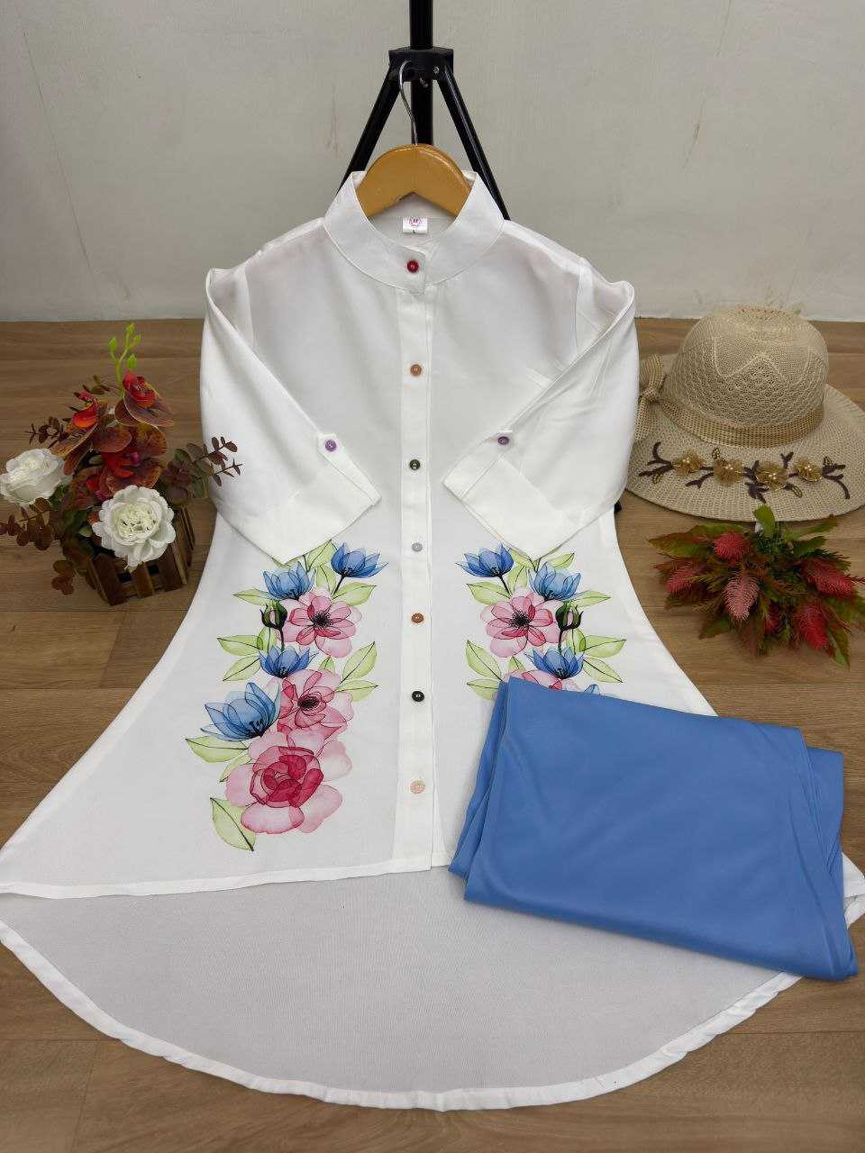 Ynf Poly Rayon KESH646 Sufiya Kurti Wholesale Festive Kurtis Tunic Kurti Kurti With Palazzo Manufacturer- Kapda Export