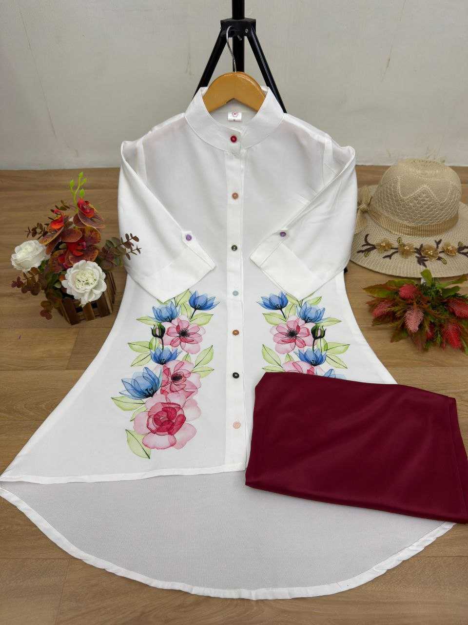 Ynf Poly Rayon KESH646 Sufiya Kurti Wholesale Festive Kurtis Tunic Kurti Kurti With Palazzo Manufacturer- Kapda Export