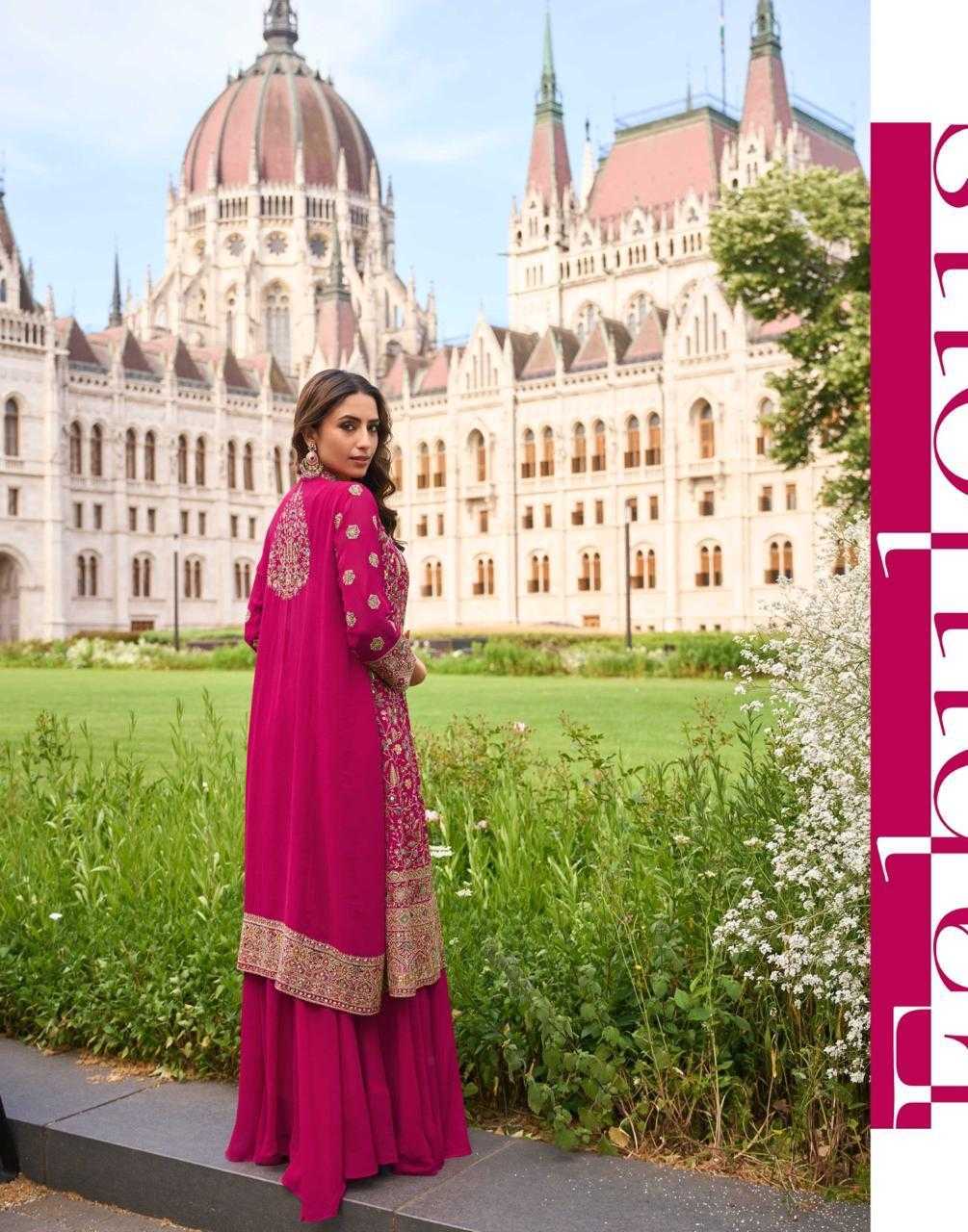 Ynf Premium Georgette KESH481 SAYURI ISHA 10001 Suits & Dresses Wholesale Designer dresses Party Wear Dresses Indo-Western Dresses Manufacturer- Kapda Export