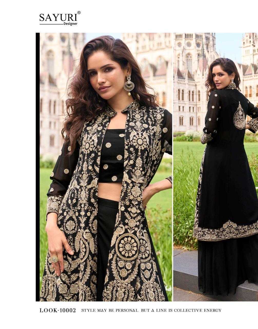 Ynf Premium Georgette KESH481 SAYURI ISHA 10001 Suits & Dresses Wholesale Designer dresses Party Wear Dresses Indo-Western Dresses Manufacturer- Kapda Export