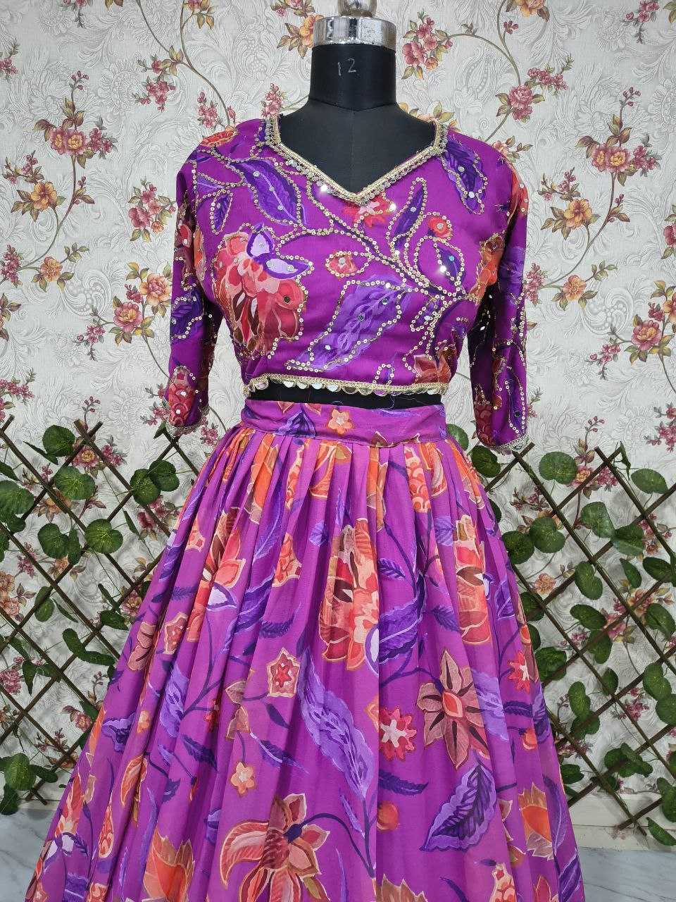 Ynf Premium Georgette KESH508 1099 Lehengas Wholesale Designer Lehenga Wedding Lehenga Floral Lehenga Manufacturer- Kapda Export