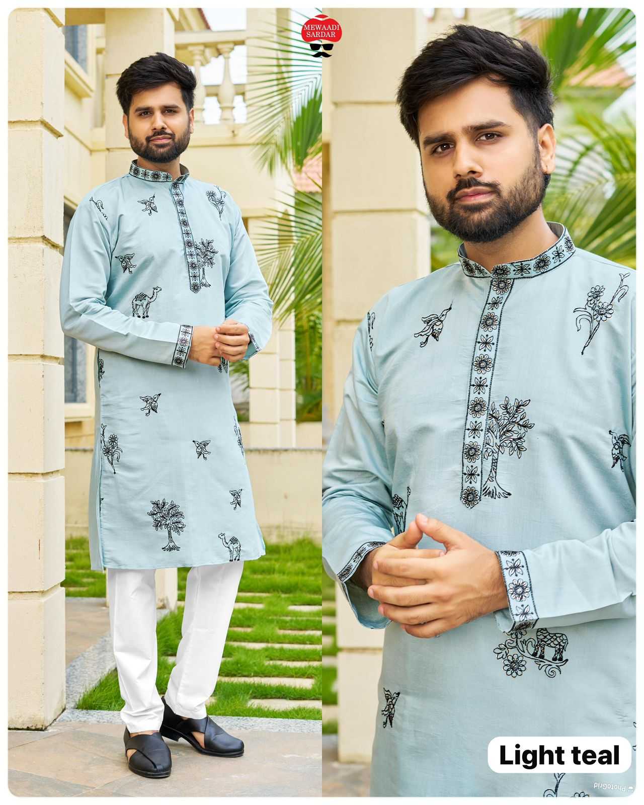 Ynf Premium Roman Silk KESH481 Manyavar Mens Wear Wholesale Mens Kurtas Mens Kurta Pyjama Men Cotton Kurta Manufacturer- Kapda Export