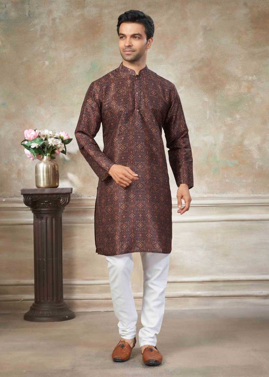 Ynf Premium Silk KESH650 Venmer Vol 140 Mens Wear Wholesale Mens Kurta Pyjama Men Short Kurta Men Wedding kurta Manufacturer- Kapda Export