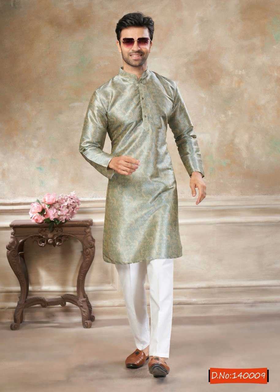 Ynf Premium Silk KESH650 Venmer Vol 140 Mens Wear Wholesale Mens Kurta Pyjama Men Short Kurta Men Wedding kurta Manufacturer- Kapda Export