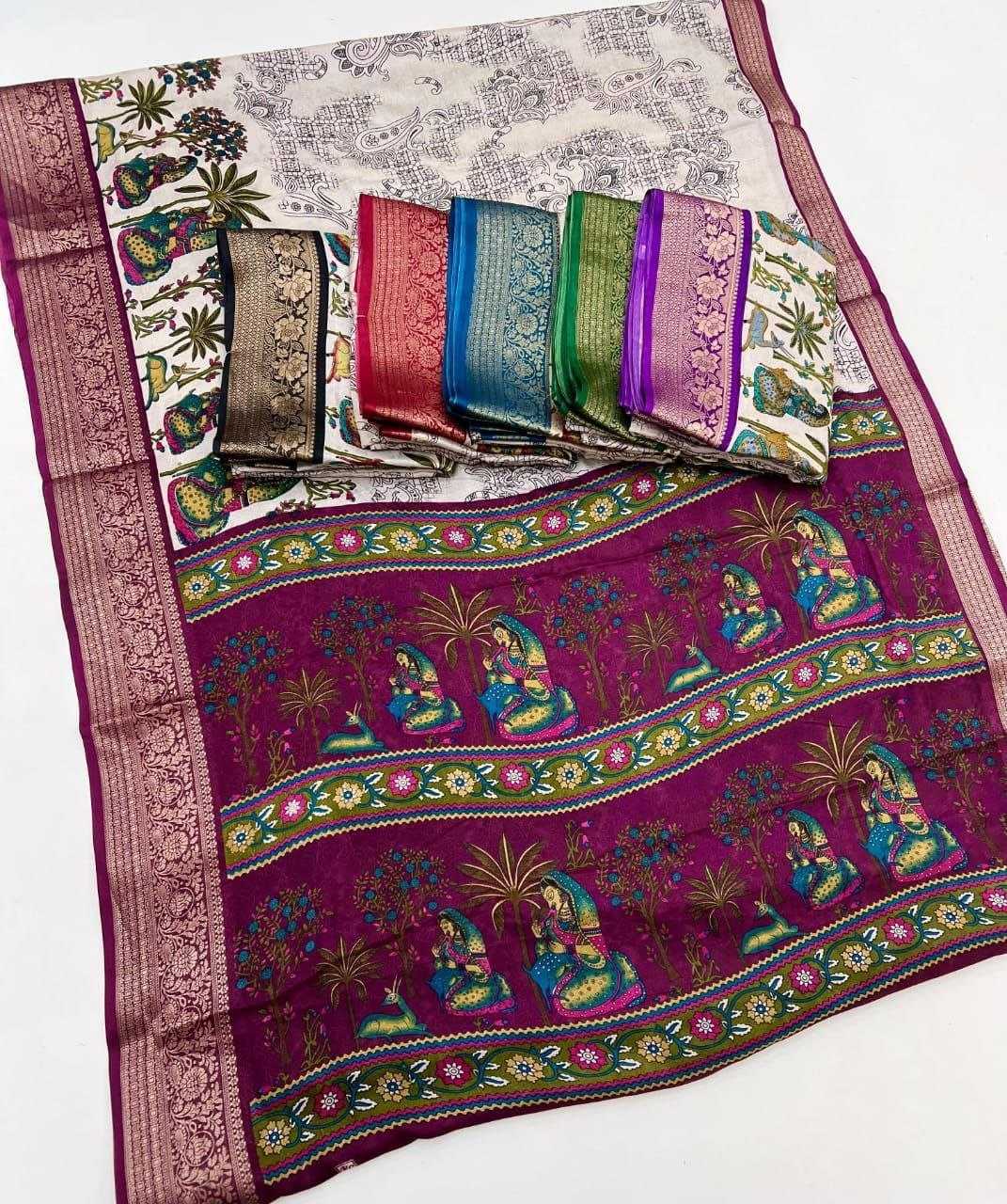 Ynf Premium Silk RIN211 Festival-Vol-9 Silk Sarees Wholesale Silk Sarees With Contrast Pallu Fancy Silk Sarees Zari Border Silk Sarees Manufacturer- Kapda Export