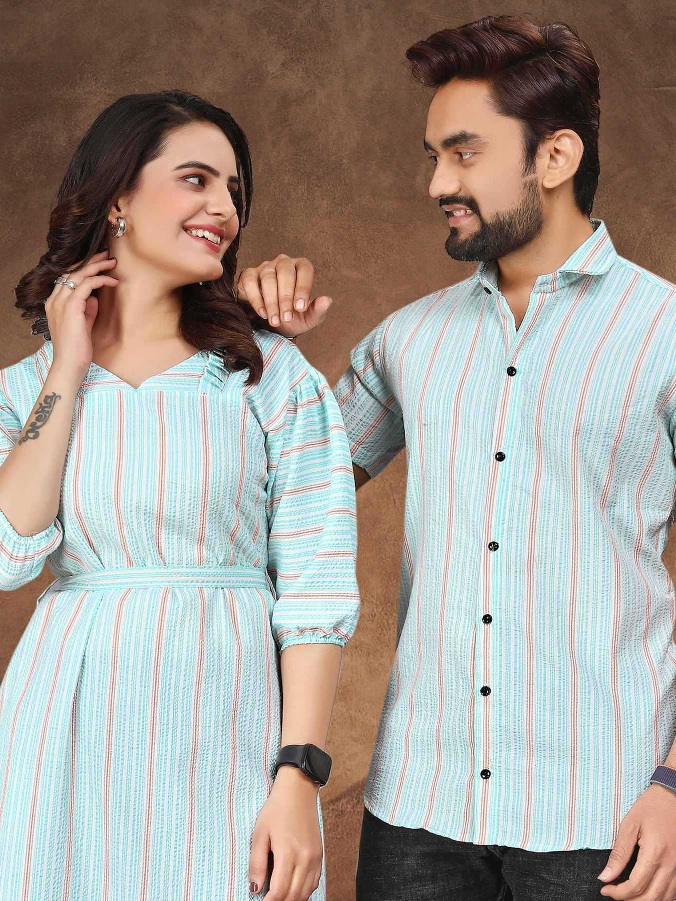 Ynf Pure Cotton KESH481 VEER-ZARA-2 Couple Wear Wholesale Couple Matching Ethnic Outfits Party Wear Couple Ethnic Collection Designer Ethnic Outfits for Couples Manufacturer- Kapda Export