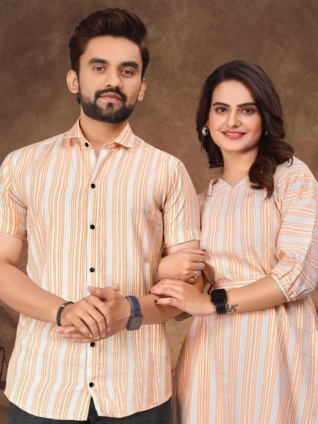 Ynf Pure Cotton KESH481 VEER-ZARA-2 Couple Wear Wholesale Couple Matching Ethnic Outfits Party Wear Couple Ethnic Collection Designer Ethnic Outfits for Couples Manufacturer- Kapda Export