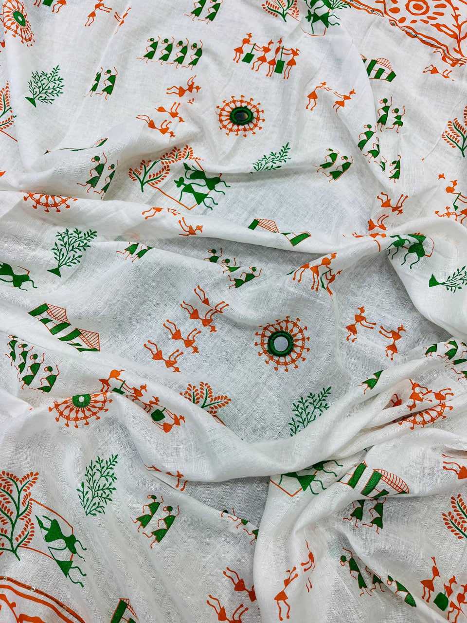 Ynf Pure Cotton KESH621 Tiranga Vol-2 Sarees Festive Collections Wholesale Printed Cotton Saree Republic Day Collections Independence Day Collections Manufacturer- Kapda Export