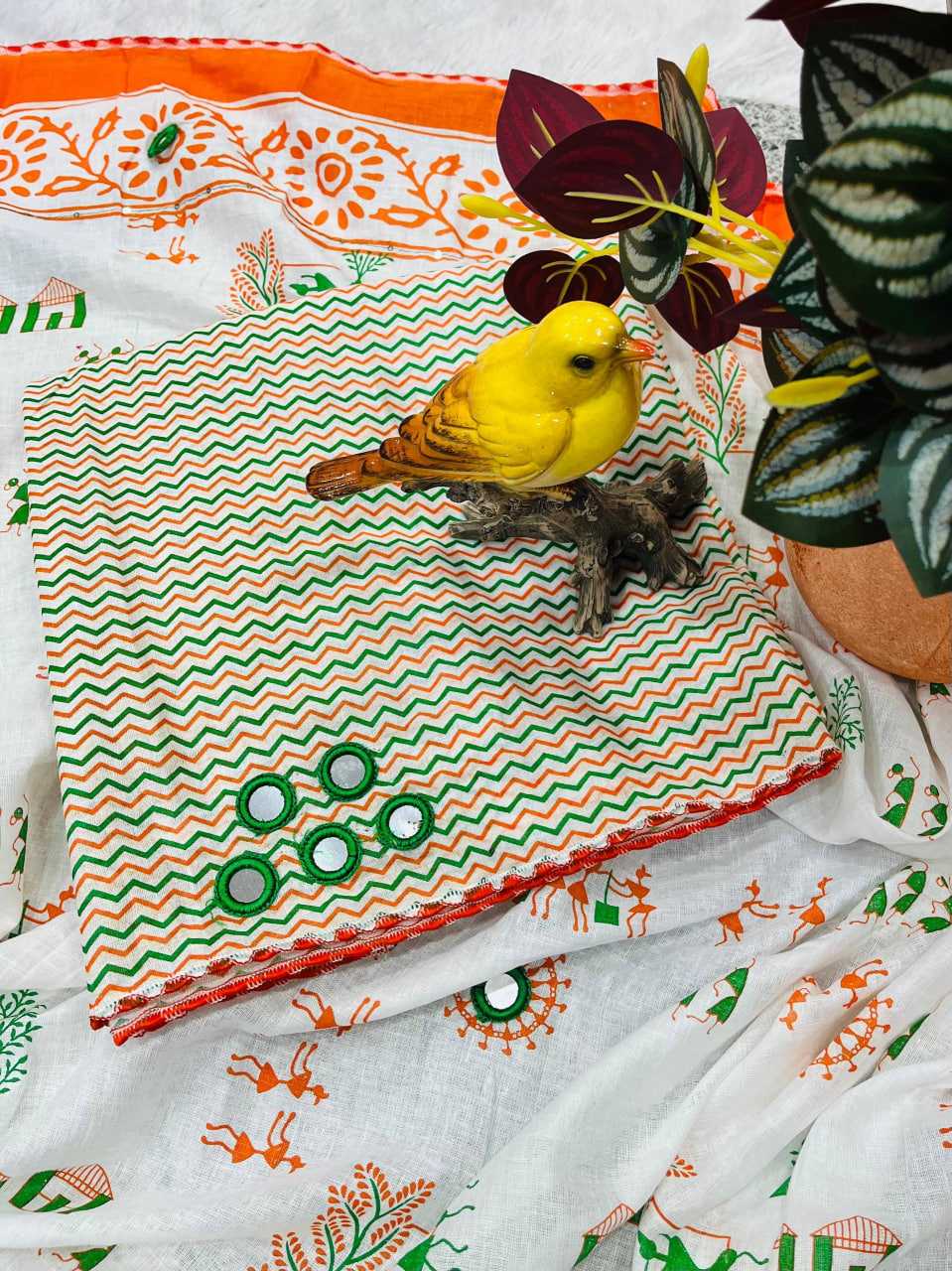 Ynf Pure Cotton KESH621 Tiranga Vol-2 Sarees Festive Collections Wholesale Printed Cotton Saree Republic Day Collections Independence Day Collections Manufacturer- Kapda Export