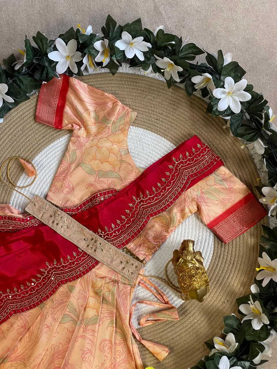 Ynf Pure Silk KESH505 Makar-Sankranti Kids Wear Festive Collections Wholesale Kids Lehenga Choli Kids Silk Dress Pongal Collections Manufacturer- Kapda Export