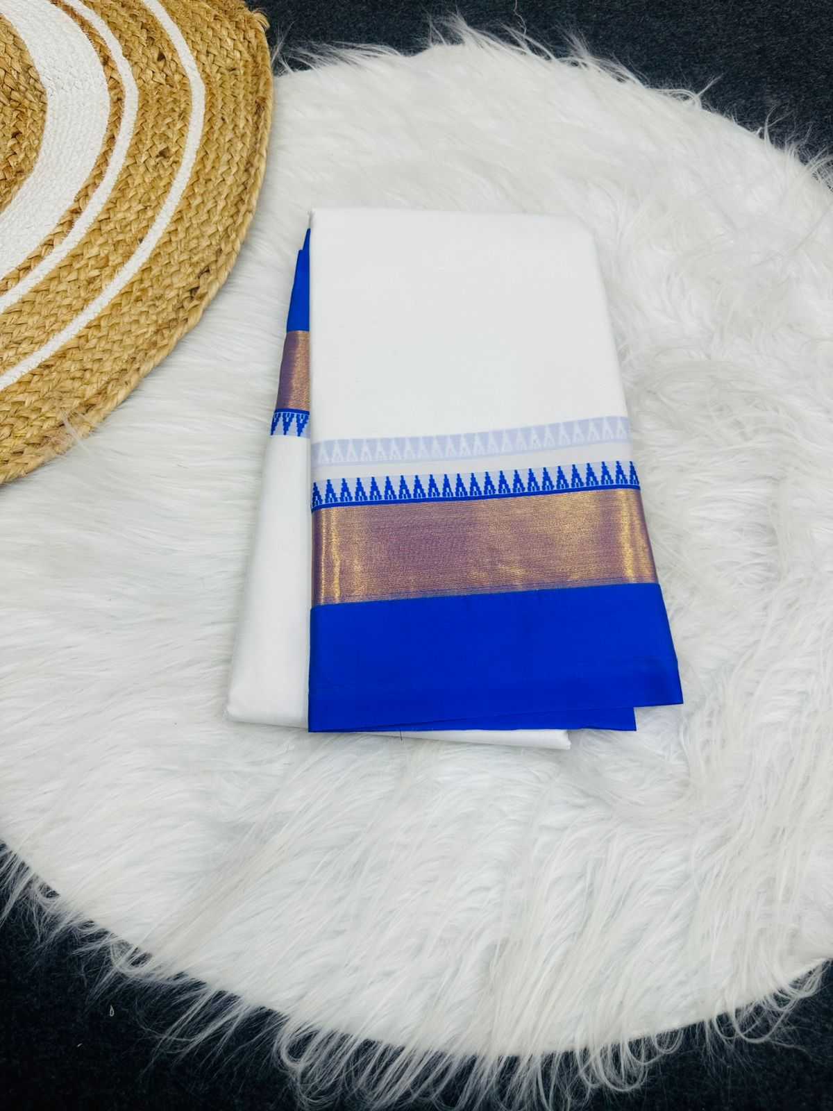 Ynf Pure Silk KESH554 MANIPURI COTTON Silk Sarees Festive Collections Wholesale Zari Border Silk Sarees White Silk Sarees Onam Collections Manufacturer- Kapda Export