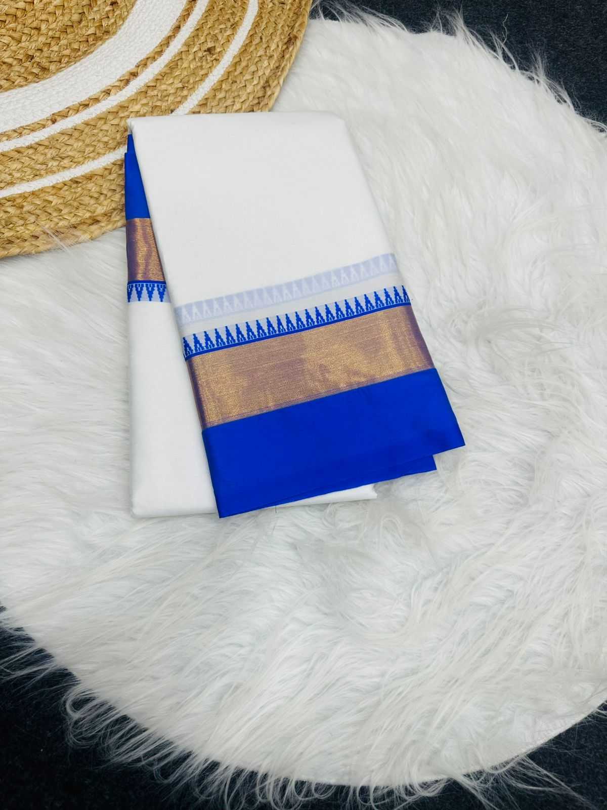Ynf Pure Silk KESH554 MANIPURI COTTON Silk Sarees Festive Collections Wholesale Zari Border Silk Sarees White Silk Sarees Onam Collections Manufacturer- Kapda Export