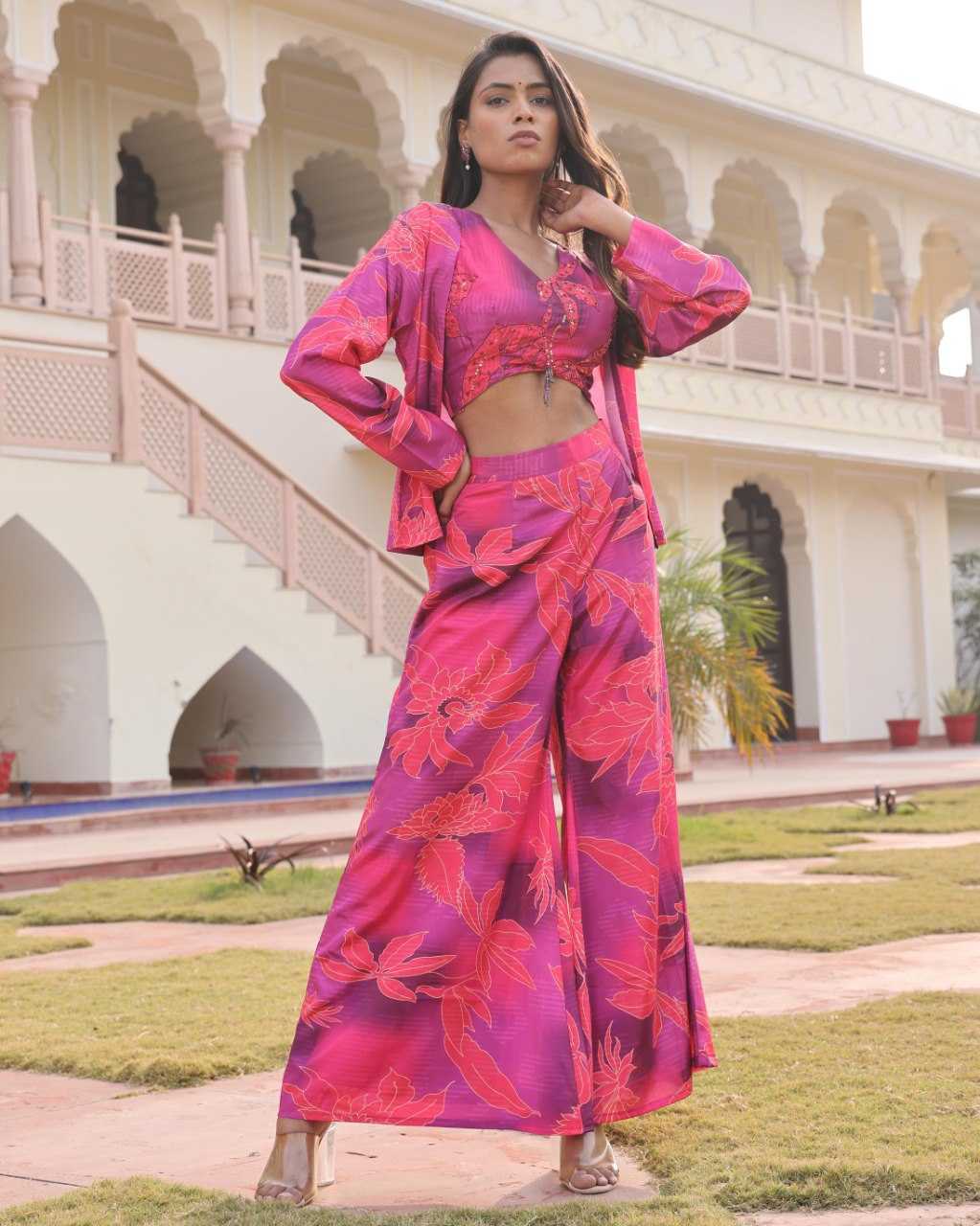 Ynf Pure Silk KESH643 20109 Suits & Dresses Festive Collections Wholesale Indo Western Dresses Printed Dresses Silk Dresses Manufacturer- Kapda Export